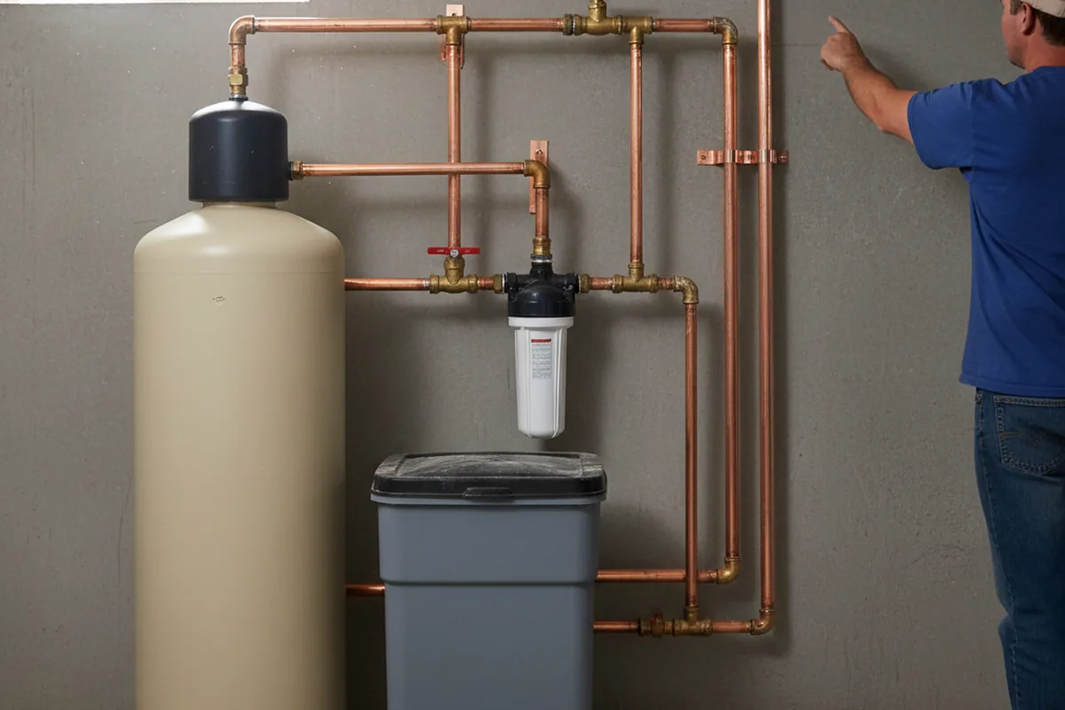 Whole-house water treatment system installed in North Hampton